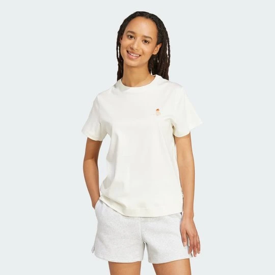 Zdjęcie produktu Koszulka z grafiką Cat Patch Adidas Off White