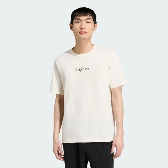 Zdjęcie produktu KOSZULKA Z GRAFIKĄ COFFEE CAFE DONUT BAG Adidas Off White