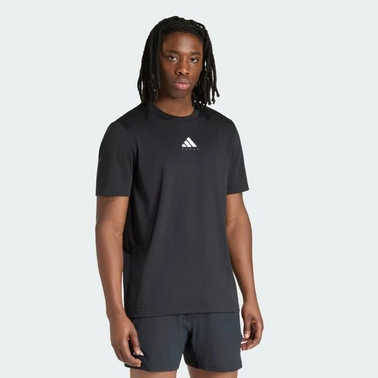Zdjęcie produktu Koszulka z grafiką do padla Category Adidas czarny
