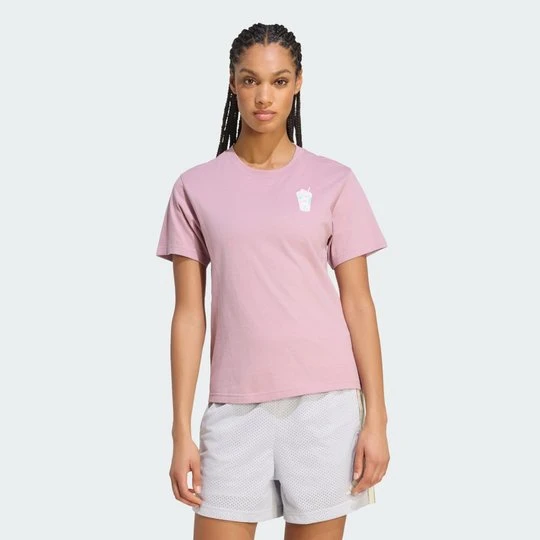 Zdjęcie produktu KOSZULKA Z GRAFIKĄ FOOD O STANDARDOWYM KROJU Adidas Magic Mauve
