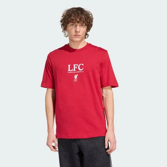 Zdjęcie produktu Koszulka z grafiką Liverpool FC Seasonal Adidas Strawberry Red