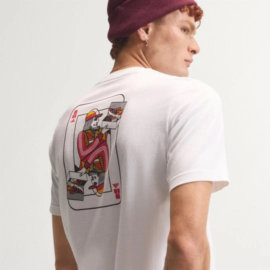 Zdjęcie produktu KOSZULKA Z GRAFIKĄ NOVELTY CARD Adidas biały
