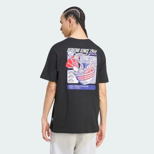 Zdjęcie produktu KOSZULKA Z GRAFIKĄ RAMEN Adidas czarny