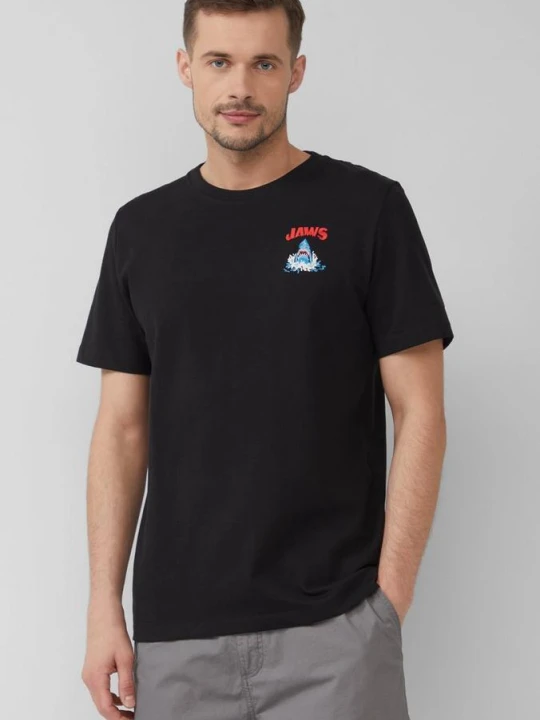 Zdjęcie produktu Koszulka z grubego dżerseju z grafiką Jaws© UCS LLC s.Oliver czarny