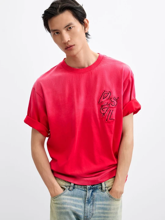 Zdjęcie produktu Koszulka z haftem Mickey™ Desigual czerwony