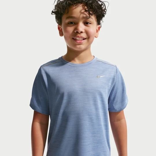 Zdjęcie produktu Koszulka z krótkim rękawem dla dużych dzieci Dri-FIT Nike Miler - Niebieski