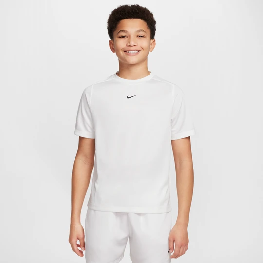 Zdjęcie produktu Koszulka z krótkim rękawem dla dużych dzieci Dri-FIT Nike Multi - Biel