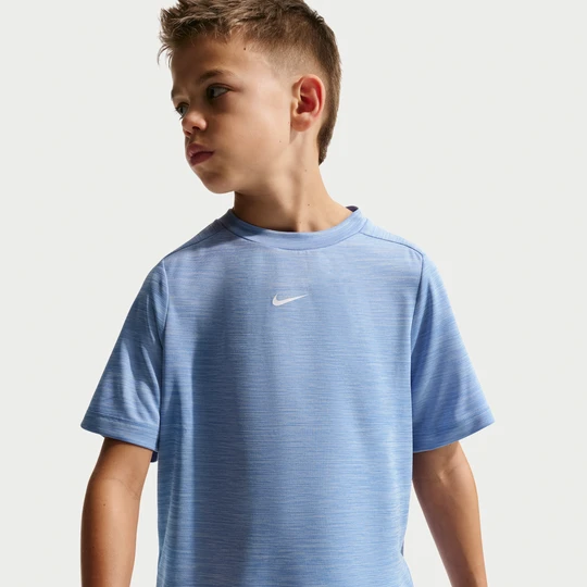 Zdjęcie produktu Koszulka z krótkim rękawem dla dużych dzieci Dri-FIT Nike Multi - Niebieski