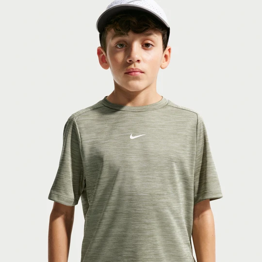 Zdjęcie produktu Koszulka z krótkim rękawem dla dużych dzieci Dri-FIT Nike Multi - Zieleń