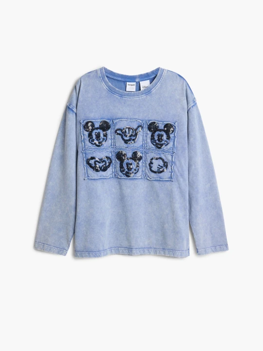 Zdjęcie produktu Koszulka z długim rękawem Mickey Mouse™ Desigual niebieski