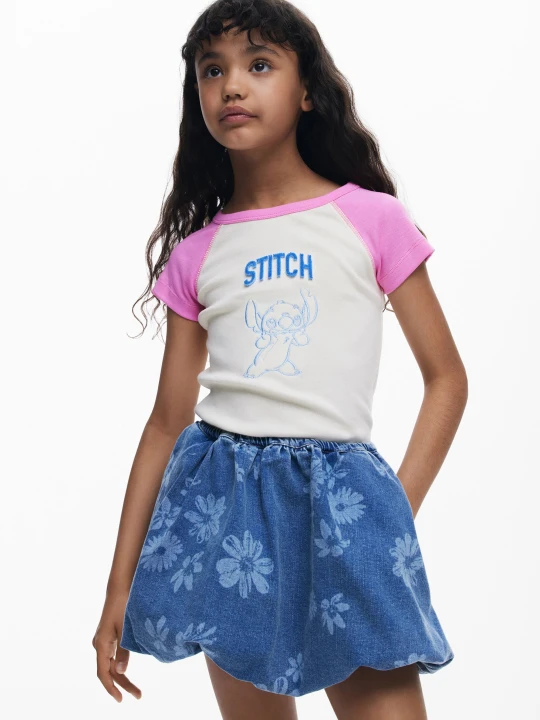 Zdjęcie produktu Koszulka z krótkim rękawem Stich™ Desigual biały