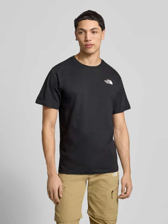 Zdjęcie produktu Koszulka z logo i okrągłym dekoltem The North Face Czarny