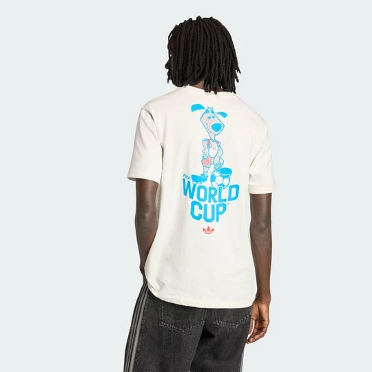 Zdjęcie produktu Koszulka z motywem maskotki napastnika FIFA World Cup 26™ Adidas Cloud White