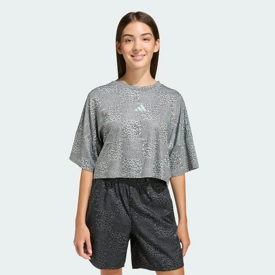 Zdjęcie produktu Koszulka z nadrukiem Future Icons All Over Adidas zielony