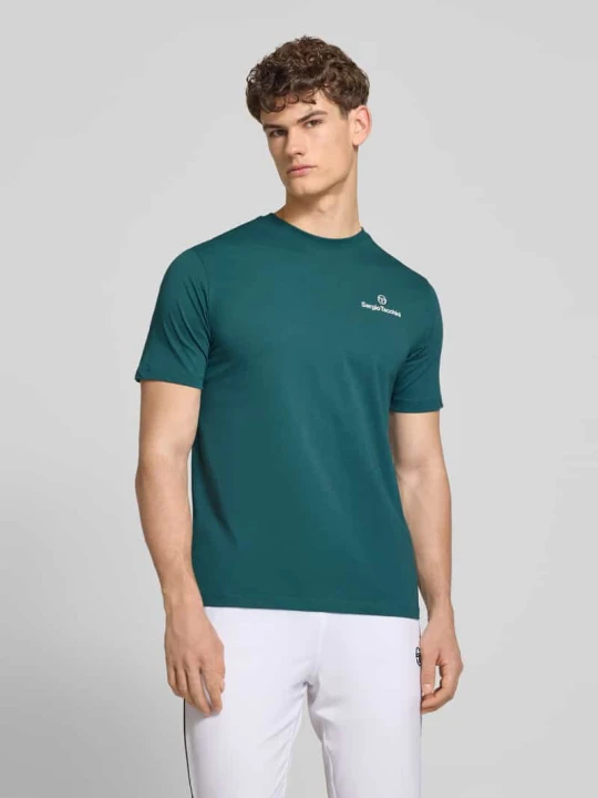 Zdjęcie produktu Koszulka z nadrukiem logo, krój regular fit Sergio Tacchini Petrol