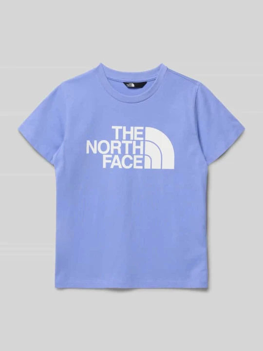 Zdjęcie produktu Koszulka z nadrukiem logo, krój regular fit The North Face Błękitny