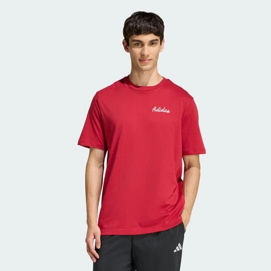 Zdjęcie produktu KOSZULKA Z NADRUKIEM NOVELTY BOWL Adidas Active Maroon