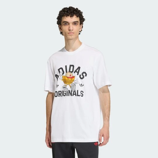 Zdjęcie produktu KOSZULKA Z POSTACIĄ SERIALU TREFOIL Adidas biały