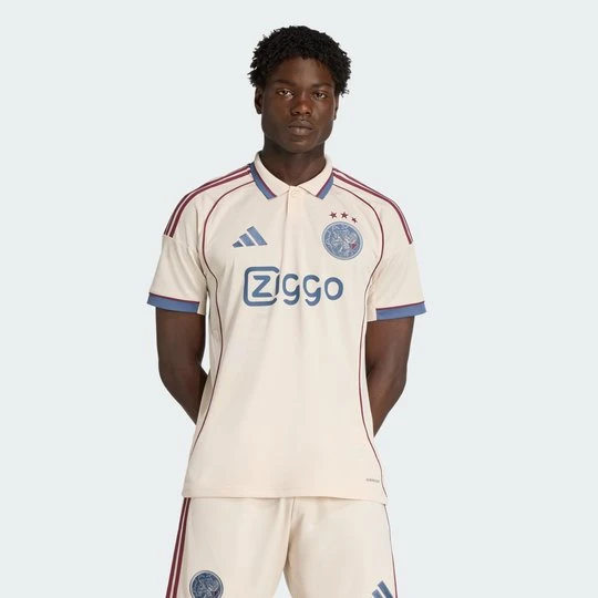 Zdjęcie produktu Koszulka z trzeciego zestawu Ajax Amsterdam 25/26 Adidas Halo Ivory