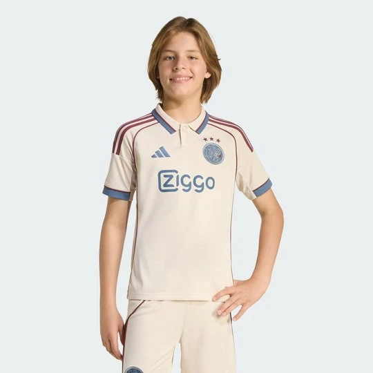 Zdjęcie produktu Koszulka z trzeciego zestawu Ajax Amsterdam 25/26 Adidas Halo Ivory