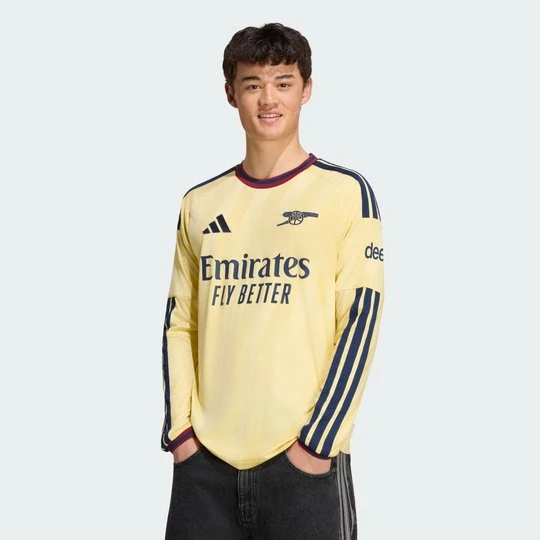 Zdjęcie produktu Koszulka z trzeciego zestawu Arsenal FC 26 / 27 z długim rękawem Adidas Almost Yellow