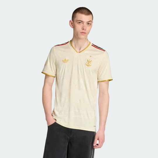 Zdjęcie produktu Koszulka z trzeciego zestawu CR Flamengo 25 Adidas Cream White