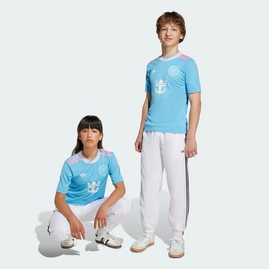 Zdjęcie produktu Koszulka z trzeciego zestawu dla dzieci Inter Miami CF 25 / 26 Adidas Semi Blue Burst