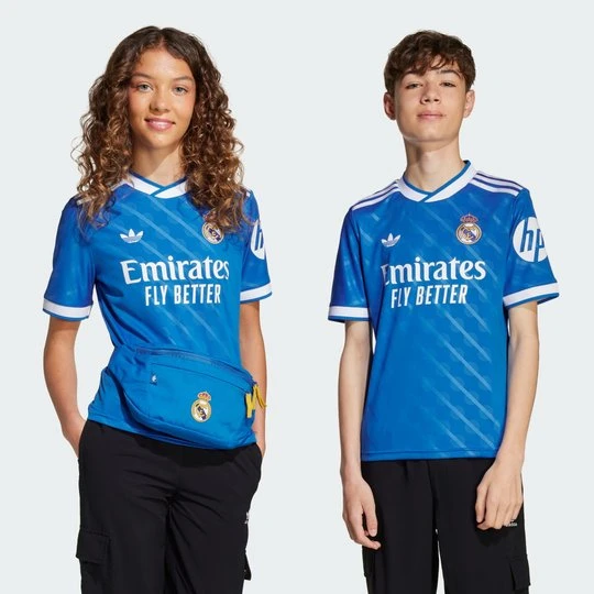 Zdjęcie produktu Koszulka z trzeciego zestawu Real Madryt 25 / 26 Adidas Blue Bird