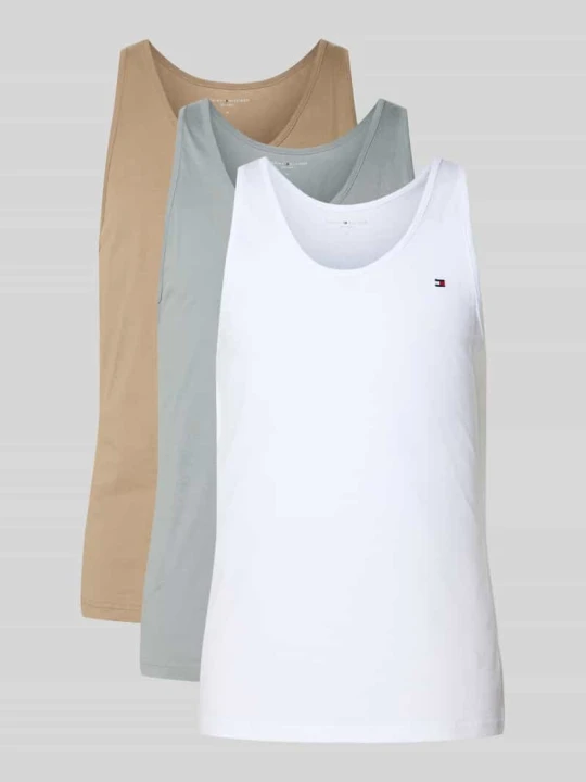 Zdjęcie produktu Koszulki bez rękawów w kroju regular fit z czystej bawełny w zestawie 3 szt. Tommy Hilfiger