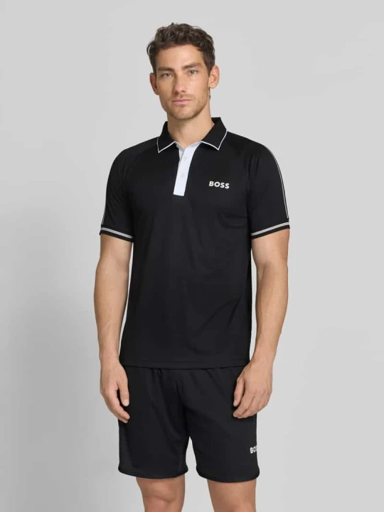 Zdjęcie produktu Koszulki polo o kroju regular fit z kontrastowymi detalami Boss Czarny