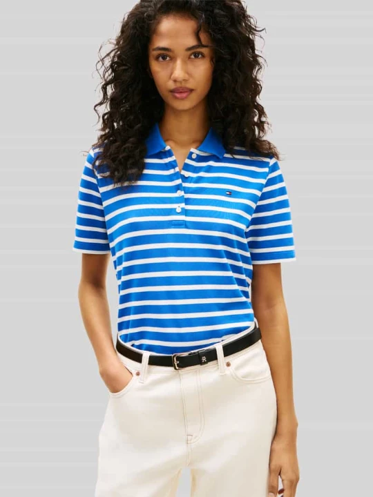 Zdjęcie produktu Koszulki polo o kroju regular fit z mieszanki bawełny Tommy Hilfiger Błękitno-niebieski