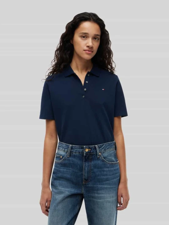 Zdjęcie produktu Koszulki polo o kroju regular fit z mieszanki bawełny Tommy Hilfiger Granatowy