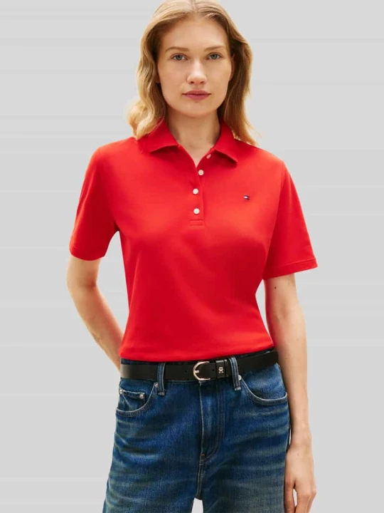 Zdjęcie produktu Koszulki polo o kroju regular fit z mieszanki bawełny Tommy Hilfiger Czerwony