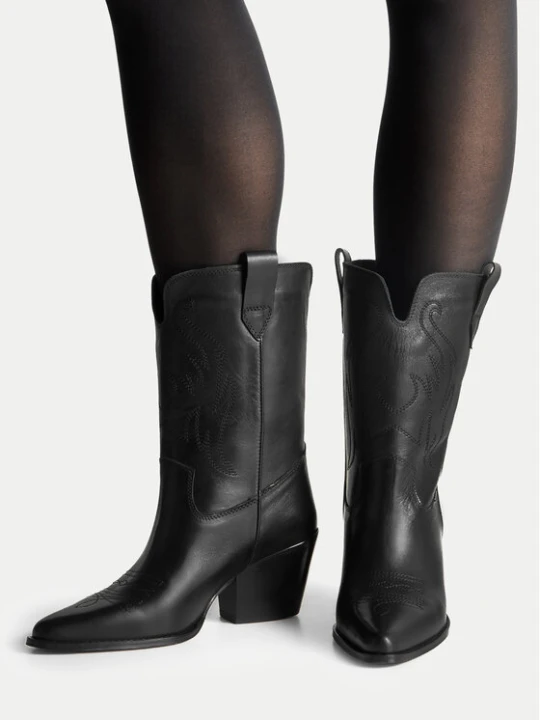 Zdjęcie produktu Kowbojki Badura 222FW92 Czarny