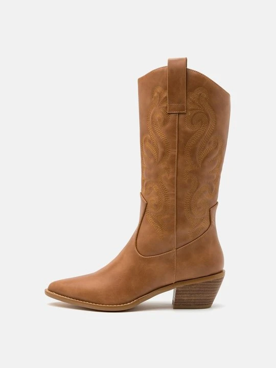 Zdjęcie produktu Kowbojki i obuwie motocyklowe Anna Field By Zalando koniakowy