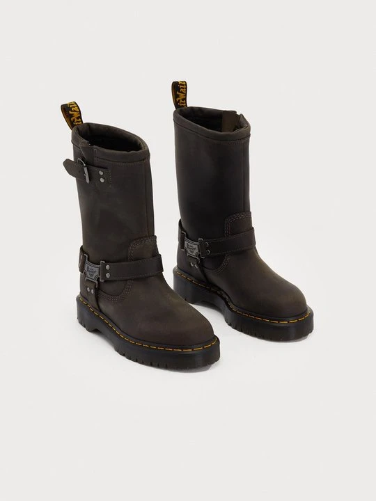 Zdjęcie produktu Kowbojki i obuwie motocyklowe Dr. Martens ciemnoszary