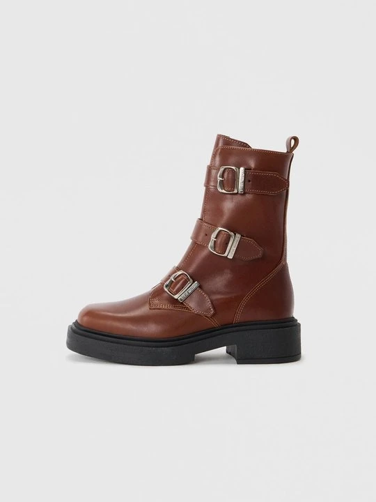 Zdjęcie produktu Kowbojki i obuwie motocyklowe Steve Madden brązowy