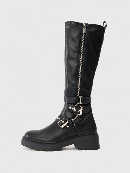 Zdjęcie produktu Kowbojki i obuwie motocyklowe Steve Madden czarny
