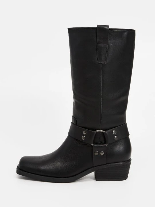 Zdjęcie produktu Kowbojki i obuwie motocyklowe Steve Madden czarny