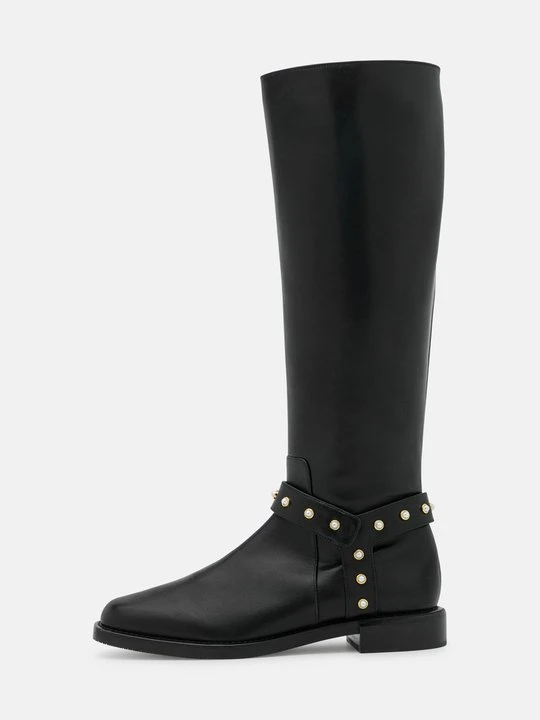 Zdjęcie produktu Kowbojki i obuwie motocyklowe Stuart Weitzman czarny