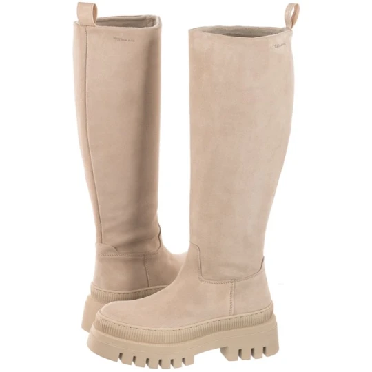 Zdjęcie produktu Kozaki Beżowe 1-25639-39 375 Antelope (TM422-a) Tamaris