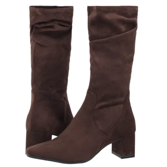 Zdjęcie produktu Kozaki Brązowe 9-25303-47 302 Dk Brn Stretch (CP465-a) Caprice