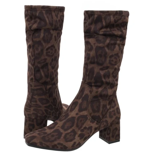 Zdjęcie produktu Kozaki Brązowe 9-25303-47 420 Leo Stretch (CP465-b) Caprice