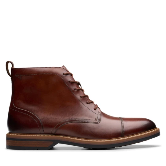 Zdjęcie produktu Kozaki Clarks Aldwin Cap 26179733 Brązowy