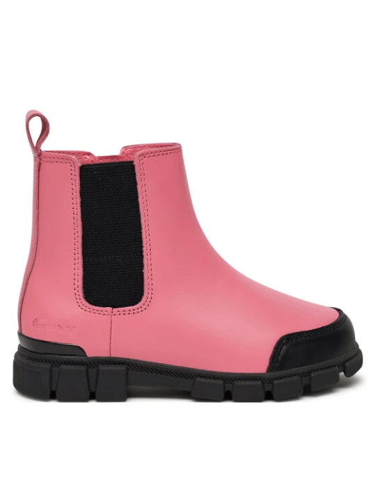 Zdjęcie produktu Kozaki Clarks Evyn Chelsea K. 26179042 Różowy