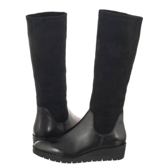 Zdjęcie produktu Kozaki Czarne 9-25608-41 019 Black Comb (CP388-a) Caprice