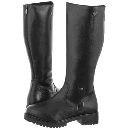 Zdjęcie produktu Kozaki Czarne 9-26650-43 022 Black Nappa (CP422-a) Caprice