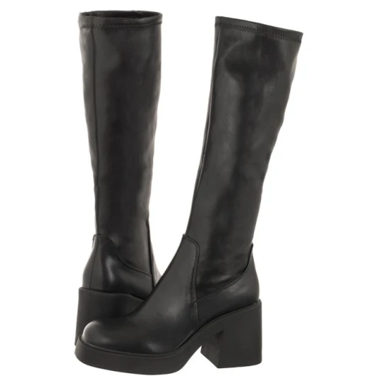Zdjęcie produktu Kozaki Czarne DKZ4999 / 24 BK (FO68-a) Filippo