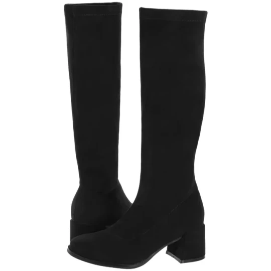 Zdjęcie produktu Kozaki Czarne DKZ932 / 25 BK (FO207-a) Filippo