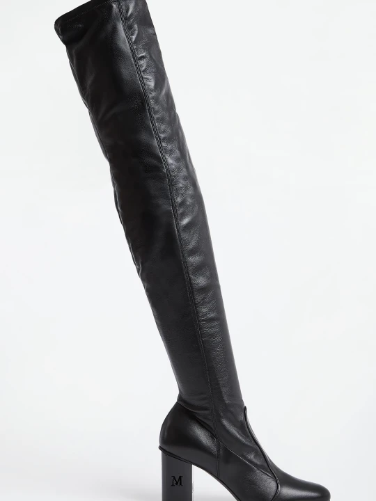 Zdjęcie produktu Kozaki damskie Damierboot MAX MARA ACCESSORI
